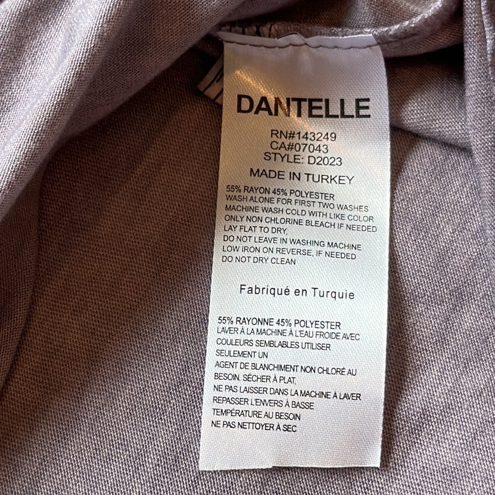 Danielle Cap Sleeve muted purple top - Picture 7 of 8